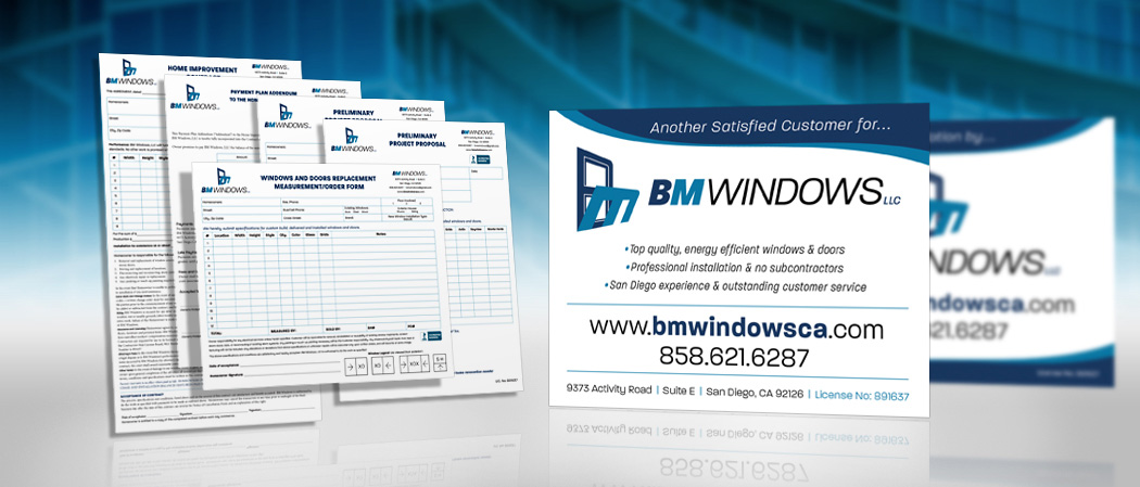 BM Windows Branded Print Materials
