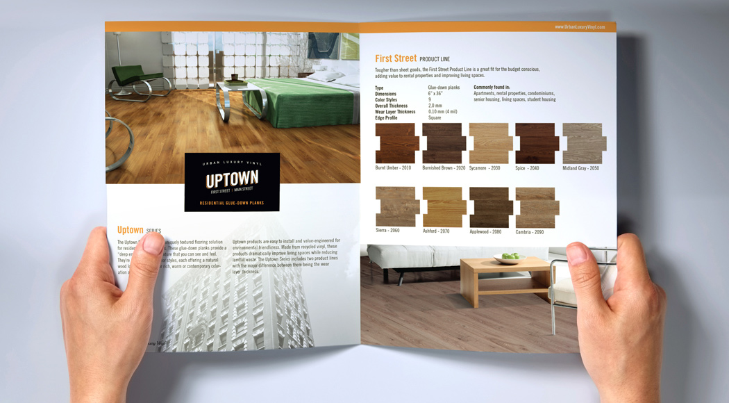 Urban Luxury Vinyl Product Catalog Design