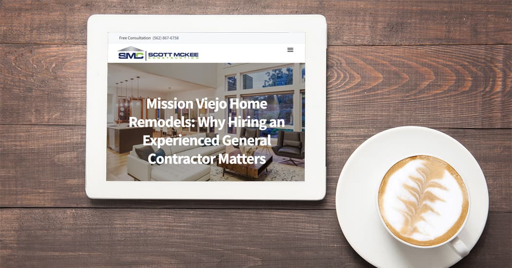 web design for orange county contractor